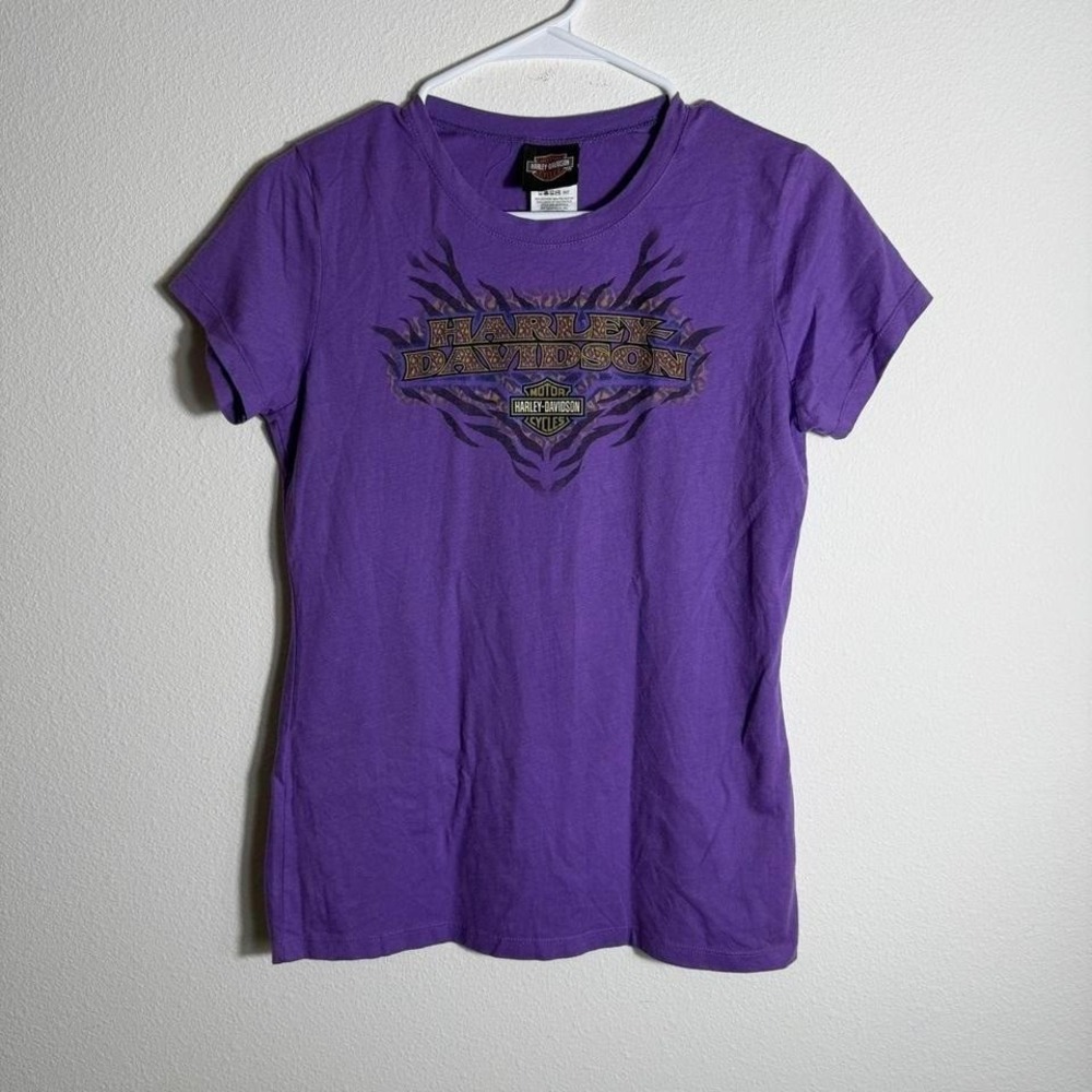 Women's Vintage Harley Davidson Purple Tee